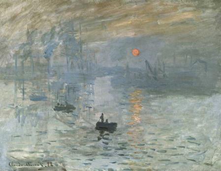 ‘Impresión, sol naciente’, Claude Monet, 1872. Musée Marmottan Monet, París.