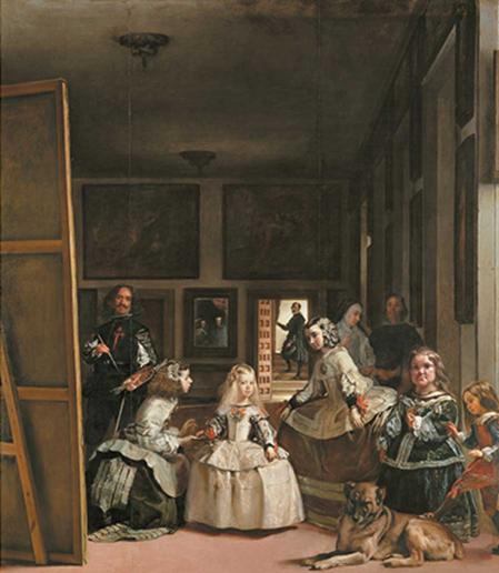‘Las meninas’ de Velázquez, 1656. Museo del Prado.