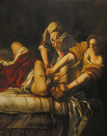 ‘Judith decapitando a Holofernes’, Artemisia Gentileschi, c. 1620. Galeria degli Uffizi, Florencia.