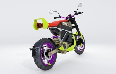 Delfast Dnepr, así es la psicodélica moto eléctrica que huye de lo convencional.