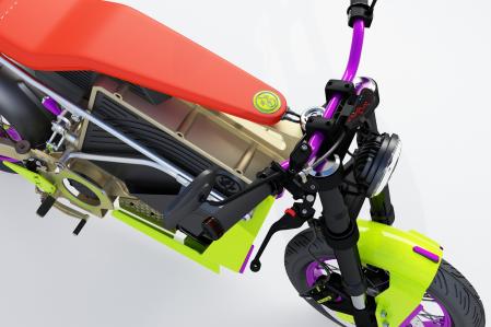 Delfast Dnepr, así es la psicodélica moto eléctrica que huye de lo convencional.