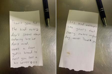 El dueño del local envió otro mensaje.