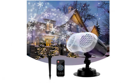 Proyector de copos de nieve de doble cabezal