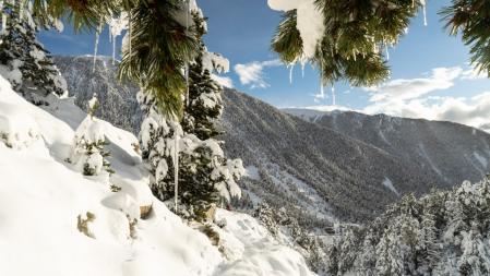 El invierno se adelanta en el Ripollès.