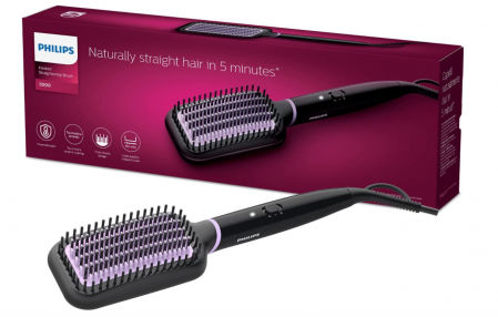 Cepillo alisador de pelo Philips