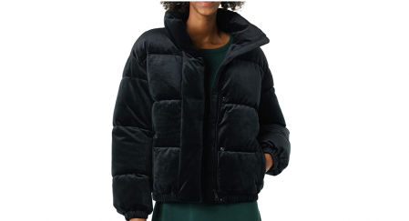 Daily Ritual Chaqueta Corta abombada con Cuello Alto