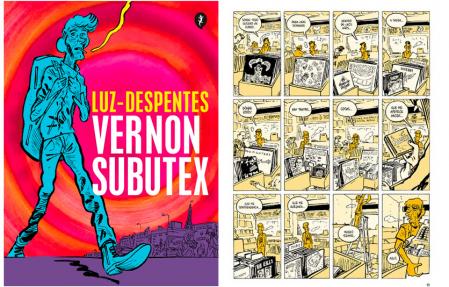 Portada y página interior del primer tomo de 'Vernon Subutex'