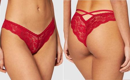 Pack de 2 bragas brasileñas de encaje de Iris & Lilly