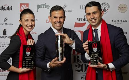 El equipo de Connaught-Bar en la gala de ayer