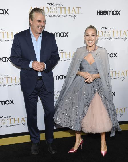 Chris Noth y Sarah Jessica Parker en la premiere de 'And Just Like That...' en Nueva York