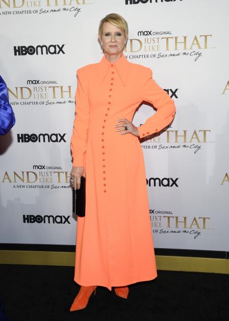 Cynthia Nixon en la premiere de 'And Just Like That...' en Nueva York