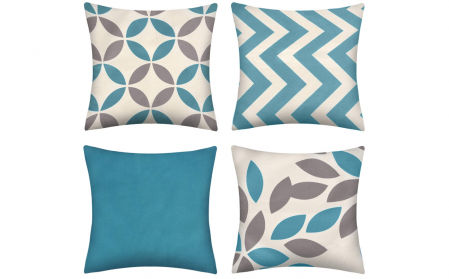 Fundas de cojín de lino Pendali (pack de 4)