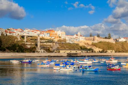 Vista de Sines, Alentejo, Portugal