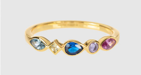 Anillo Agatha Paris Colección María Pombo con circonitas