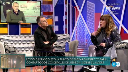 Jorge Javier Vázquez, muy enfadado con Massiel tras llamarle 