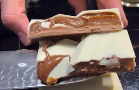 Cremoso de café y gianduja para turrón