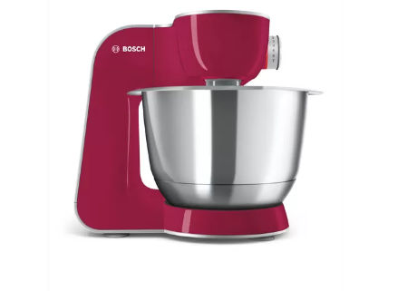 Robot de cocina MUM5 1000W rojo y plateado