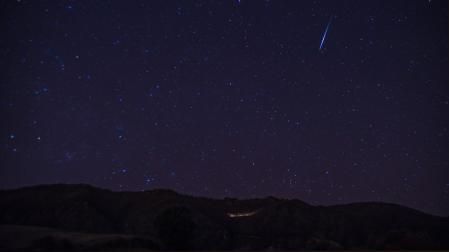 Lluvia de gemínidas.