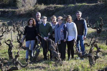 Familia Llopart con Jacinta y Pere