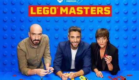 Roberto Leal junto a los miembros del jurado de 'Lego Masters' en Antena 3