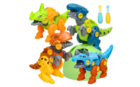 Juguete de construcción de dinosaurios