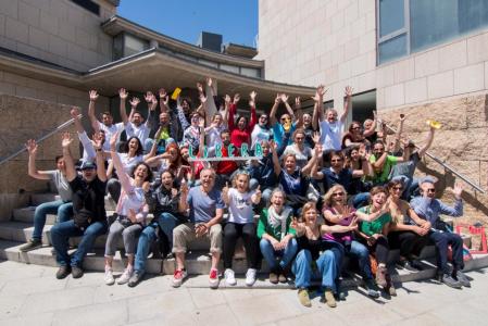 Participantes en una de las actuaciones del proyecto Libera, de SEO-BirdLife en alianza con Ecoembes  .