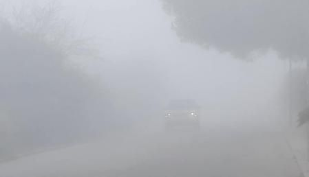 La niebla se apodera de Begues.