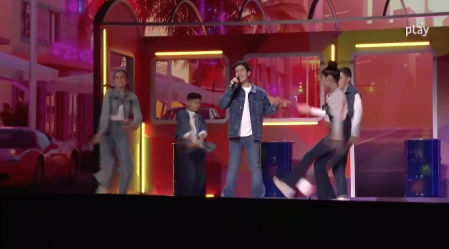 Levi Díaz en el segundo ensayo de Eurovisión Junior 2021