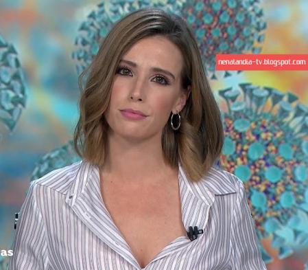 Victoria Arnau en el informativo de Antena 3