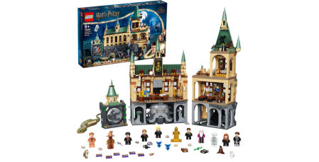 LEGO 76389 Harry Potter Castillo Hogwarts: Cámara Secreta, Set para el 20 Aniversario con Mini Figura Dorada