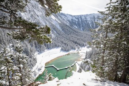 Paisaje con vistas de Courchevel