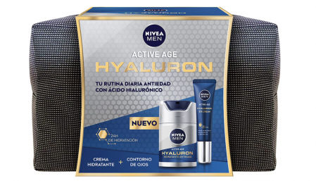Pack de cuidado facial antiedad para hombre NIVEA MEN Hyaluron