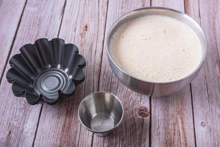 Flan de turrón en el microondas