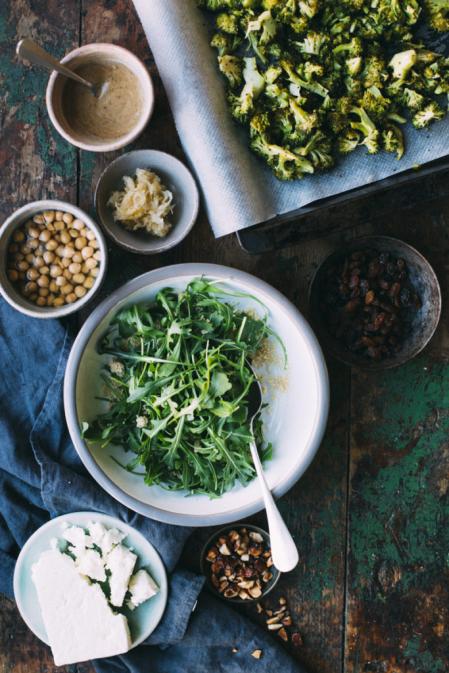 Ensalada de brócoli horneado