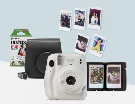 Kit de cámara instantánea con funda Instax mini 11