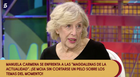 'Sálvame': Manuel Carmena opina sobre la Campos y Edmundo Arrocet