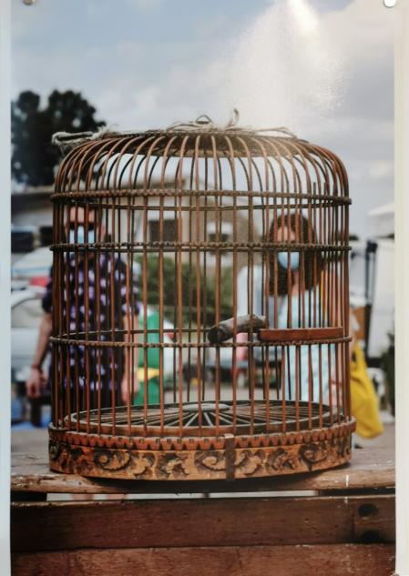 Exposición 'Living room' con fotografías de Josep Fernández en el Museu de la Mediterrània.