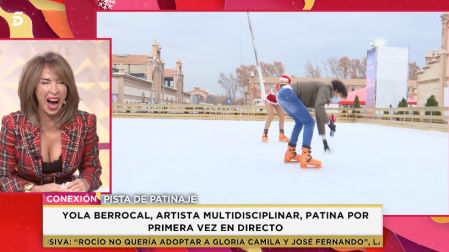 'Socialité': María Patiño y su ataque de risa tras la caída de un compañero