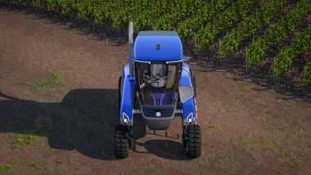 El diseño futurista llega a los tractores de la mano de Pininfarina.