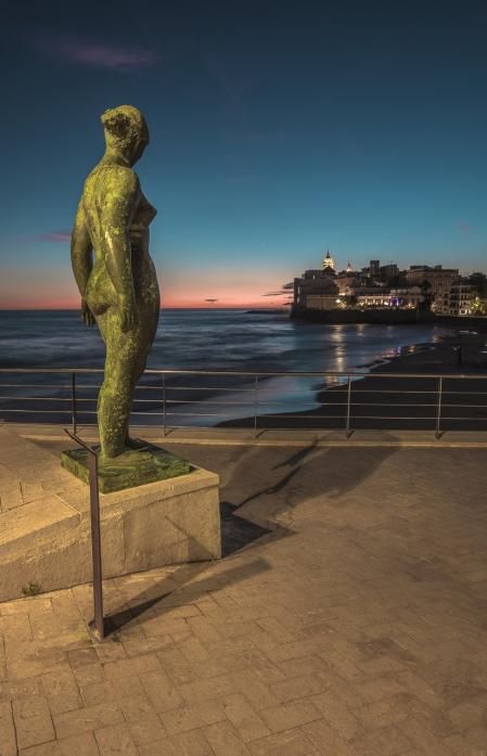 Sitges al atardecer.