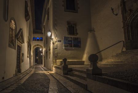 Sitges al atardecer.