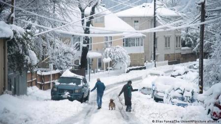 Fuertes nevadas en California