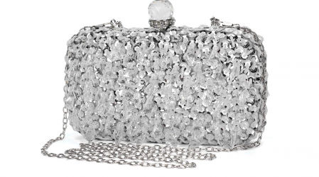 Bolso de Noche Lujo Embrague con Lentejuelas y Glitter