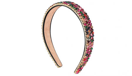 Frcolor Diadema Ancha Multicolor con Rhinestone