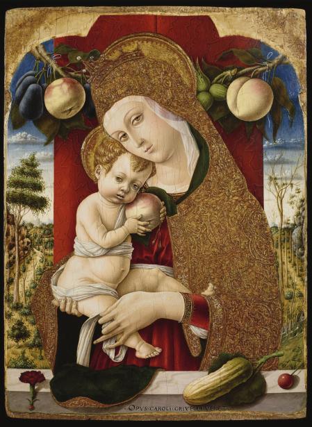 La Virgen con el Niño, hacia 1482-1483, de Carlo Crivelli