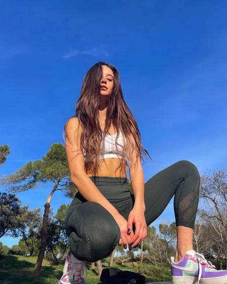 María Pedraza con sus nuevas mechas para dar la bienvenida al 2022