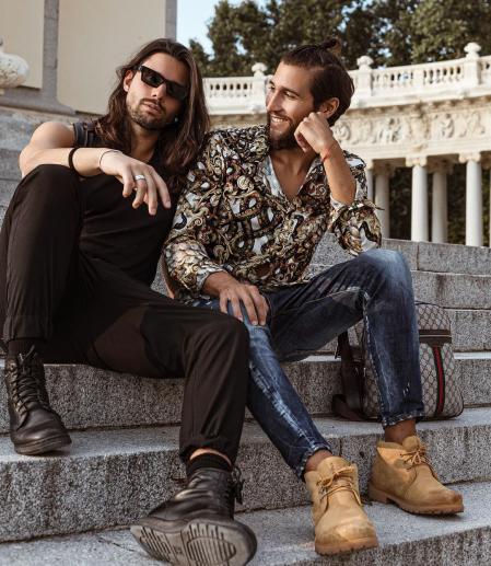 Luca mantiene una relación envidiable con su hermano pequeño, Gianmarco Onestini.