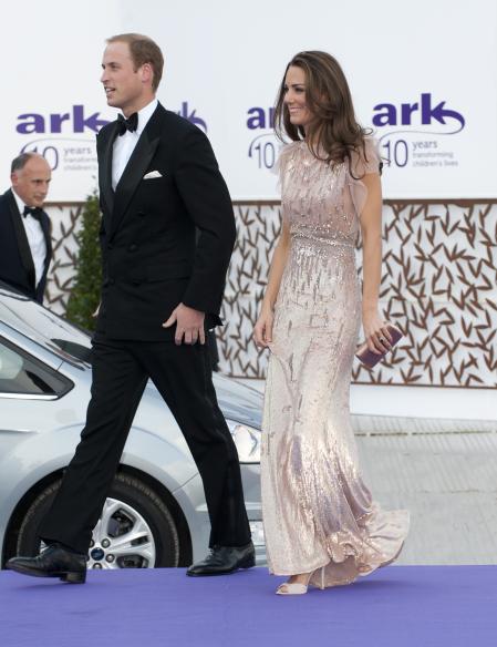 Los duques de Cambridge en la ARK Gala celebrada en Londres en junio de 2011
