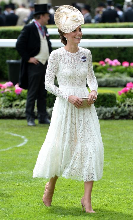 Kate Middleton en las carreras de Ascot en 2016