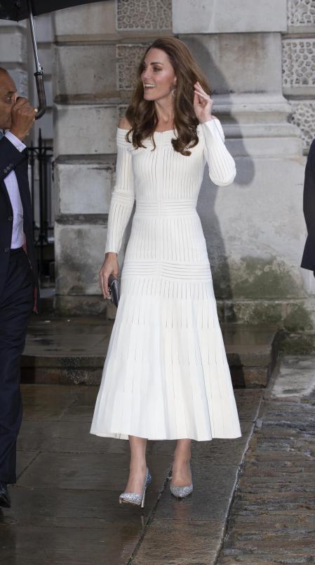 Kate Middleton en una gala solidaria en Londres